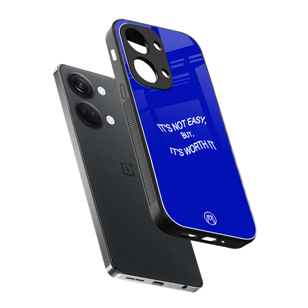 worth it back phone cover | glass case for oneplus nord 3