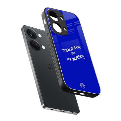 worth it back phone cover | glass case for oneplus nord 3