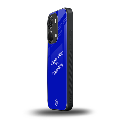 worth it back phone cover | glass case for oneplus nord 3