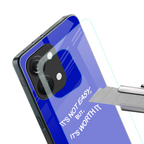 worth it back phone cover | glass case for oneplus nord 3