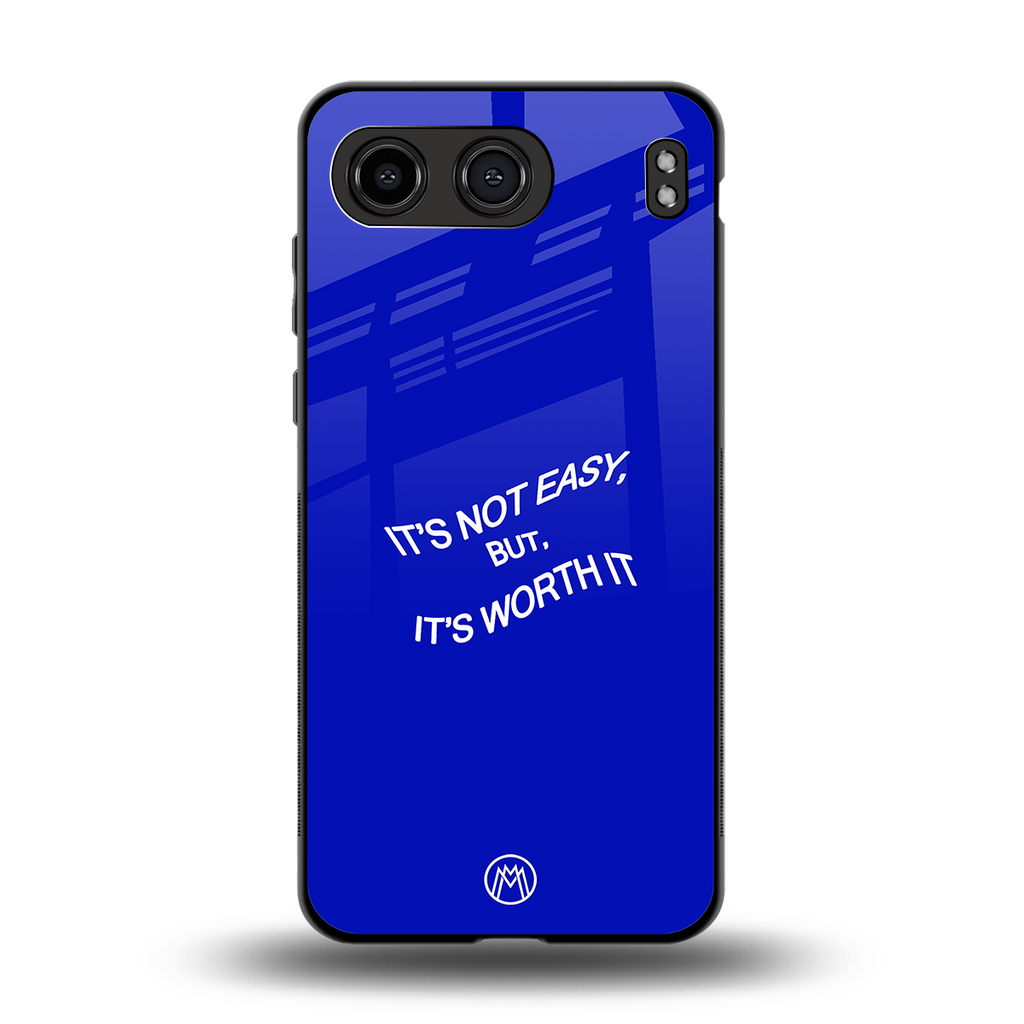 worth it back phone cover | glass case for oneplus nord 4
