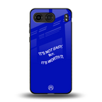 worth it back phone cover | glass case for oneplus nord 4