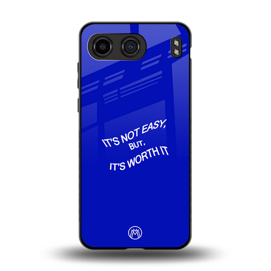 worth it back phone cover | glass case for oneplus nord 4