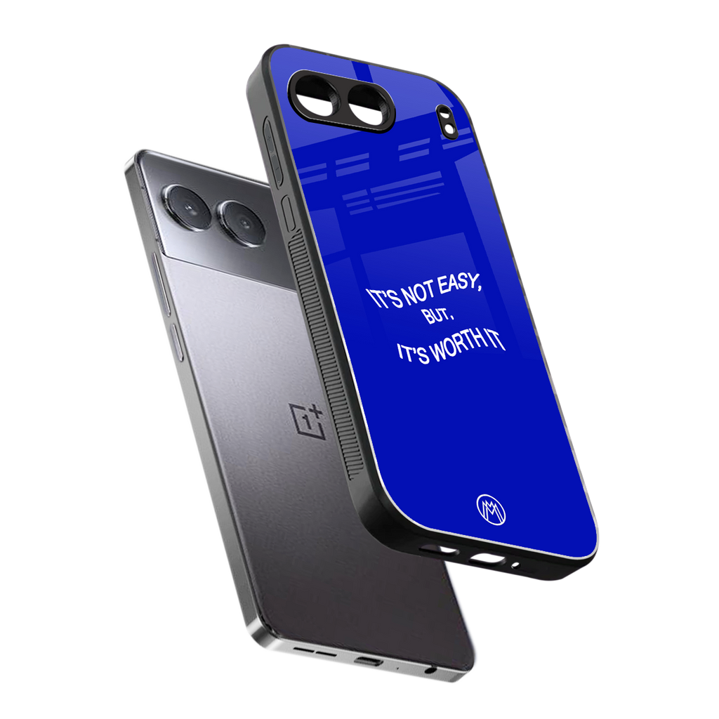 worth it back phone cover | glass case for oneplus nord 4
