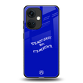 worth it back phone cover | glass case for oneplus nord ce 3