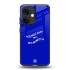 worth it back phone cover | glass case for oneplus nord ce 3