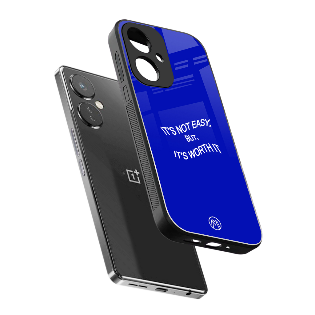 worth it back phone cover | glass case for oneplus nord ce 3