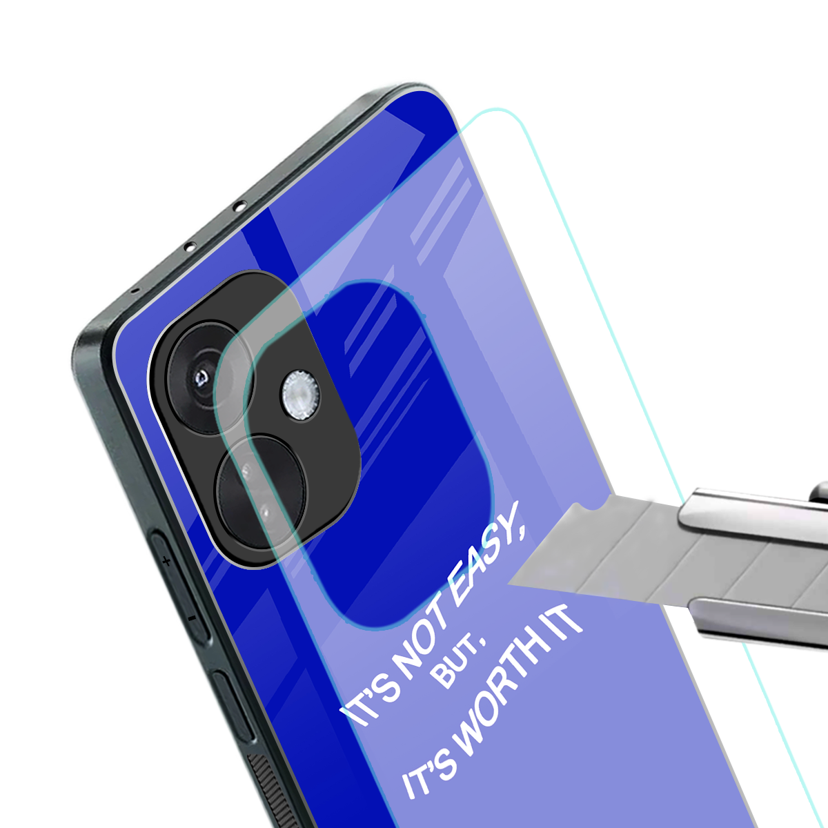 worth it back phone cover | glass case for oneplus nord ce 3