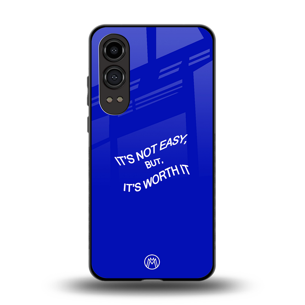 worth it back phone cover | glass case for oneplus nord ce 4 lite