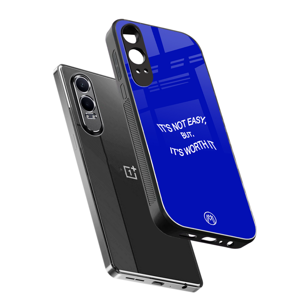 worth it back phone cover | glass case for oneplus nord ce 4 lite