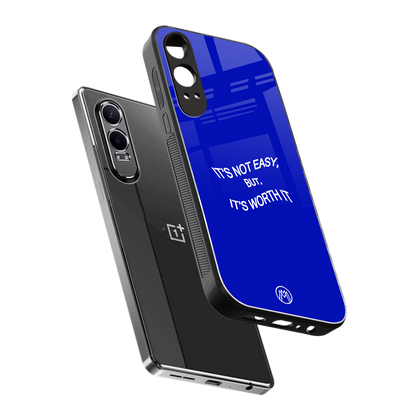 worth it back phone cover | glass case for oneplus nord ce 4 lite
