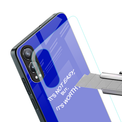 worth it back phone cover | glass case for oneplus nord ce 4 lite