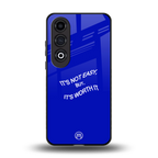 worth it back phone cover | glass case for oneplus nord ce 4