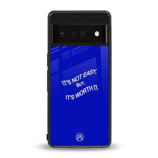 worth it back phone cover | glass case for google pixel 6 pro