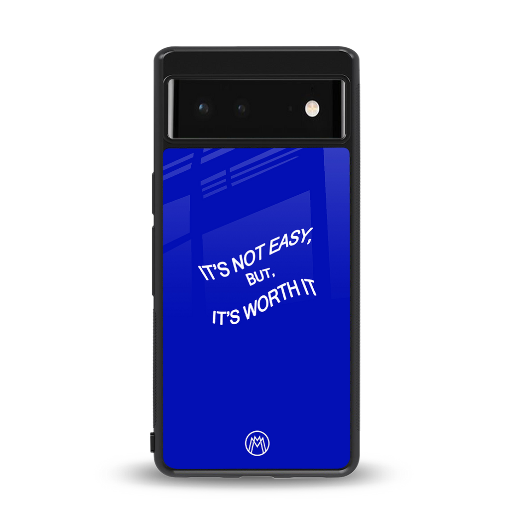 worth it back phone cover | glass case for Google Pixel 6A