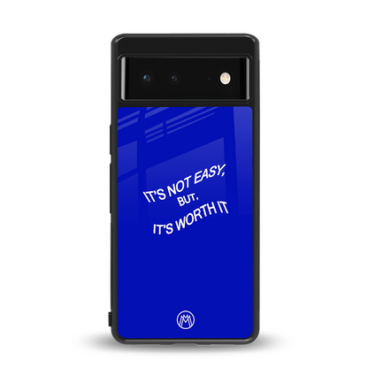 worth it back phone cover | glass case for Google Pixel 6A