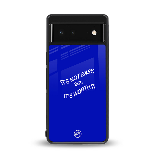 worth it back phone cover | glass case for Google Pixel 6A