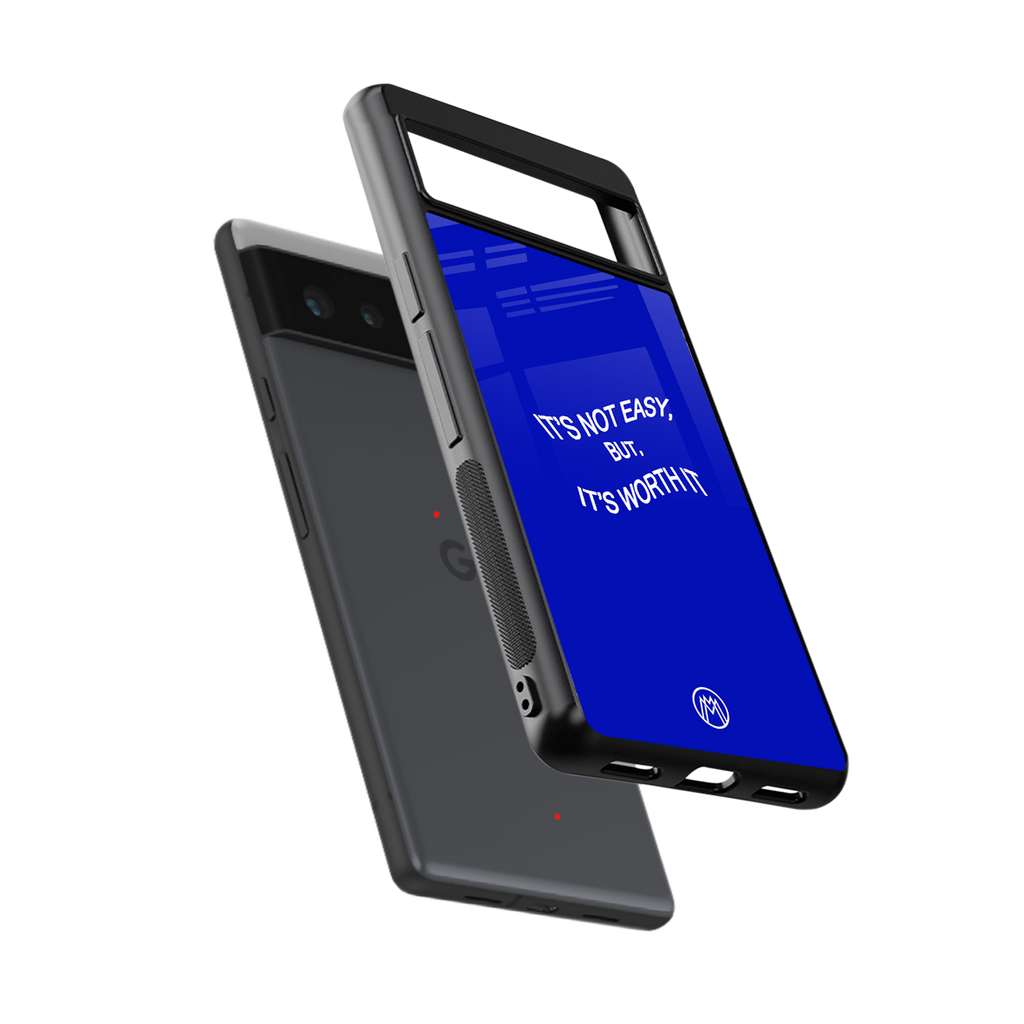 worth it back phone cover | glass case for google pixel 6