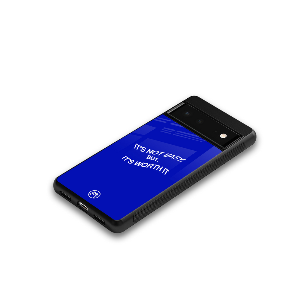 worth it back phone cover | glass case for google pixel 6