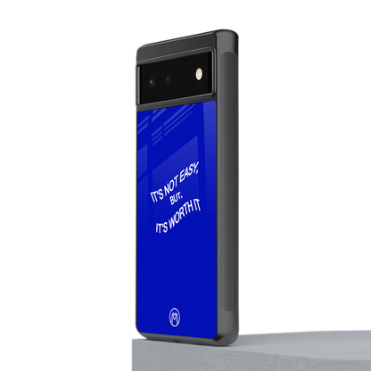 worth it back phone cover | glass case for google pixel 6