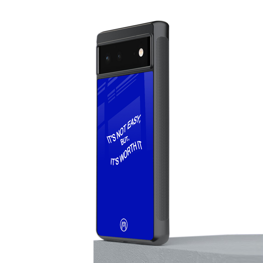 worth it back phone cover | glass case for Google Pixel 6A