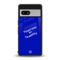 worth it back phone cover | glass case for Google Pixel 7