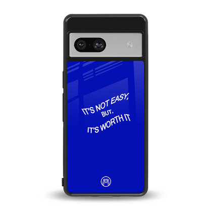 worth it back phone cover | glass case for Google Pixel 7A