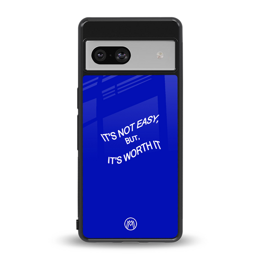 worth it back phone cover | glass case for Google Pixel 7A