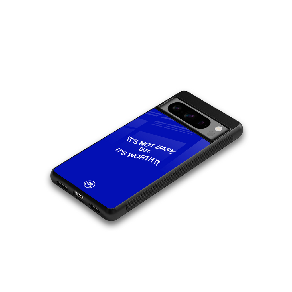worth it back phone cover | glass case for google pixel 8 pro