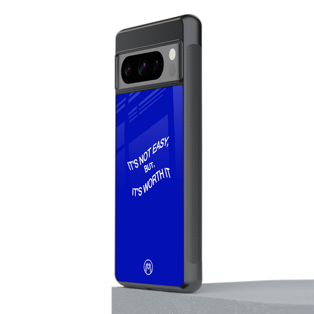 worth it back phone cover | glass case for google pixel 8 pro