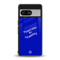 worth it back phone cover | glass case for Google Pixel 8