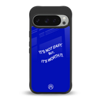 worth it back phone cover | glass case for google pixel 9 pro