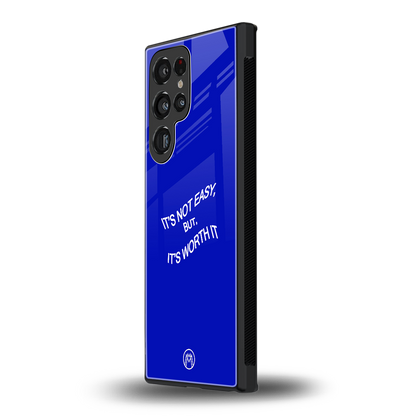worth it back phone cover | glass case for samsung galaxy s24 ultra