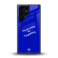 worth it back phone cover | glass case for samsung galaxy s25 ultra