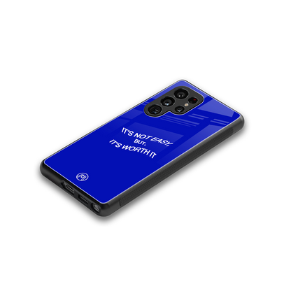 worth it back phone cover | glass case for samsung galaxy s25 ultra