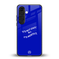 worth it back phone cover | glass case for samsung galaxy s24