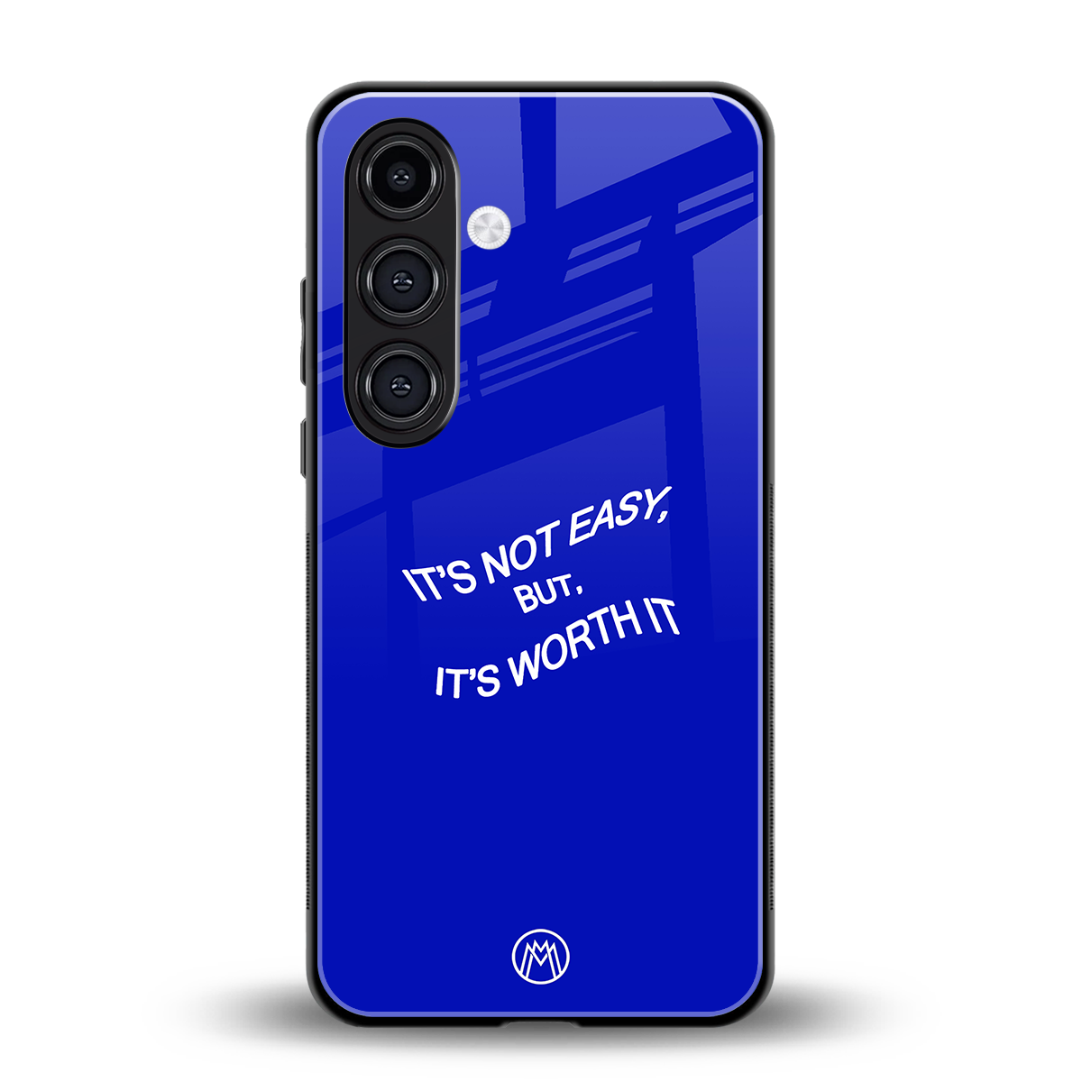 worth it back phone cover | glass case for samsung galaxy s24 plus
