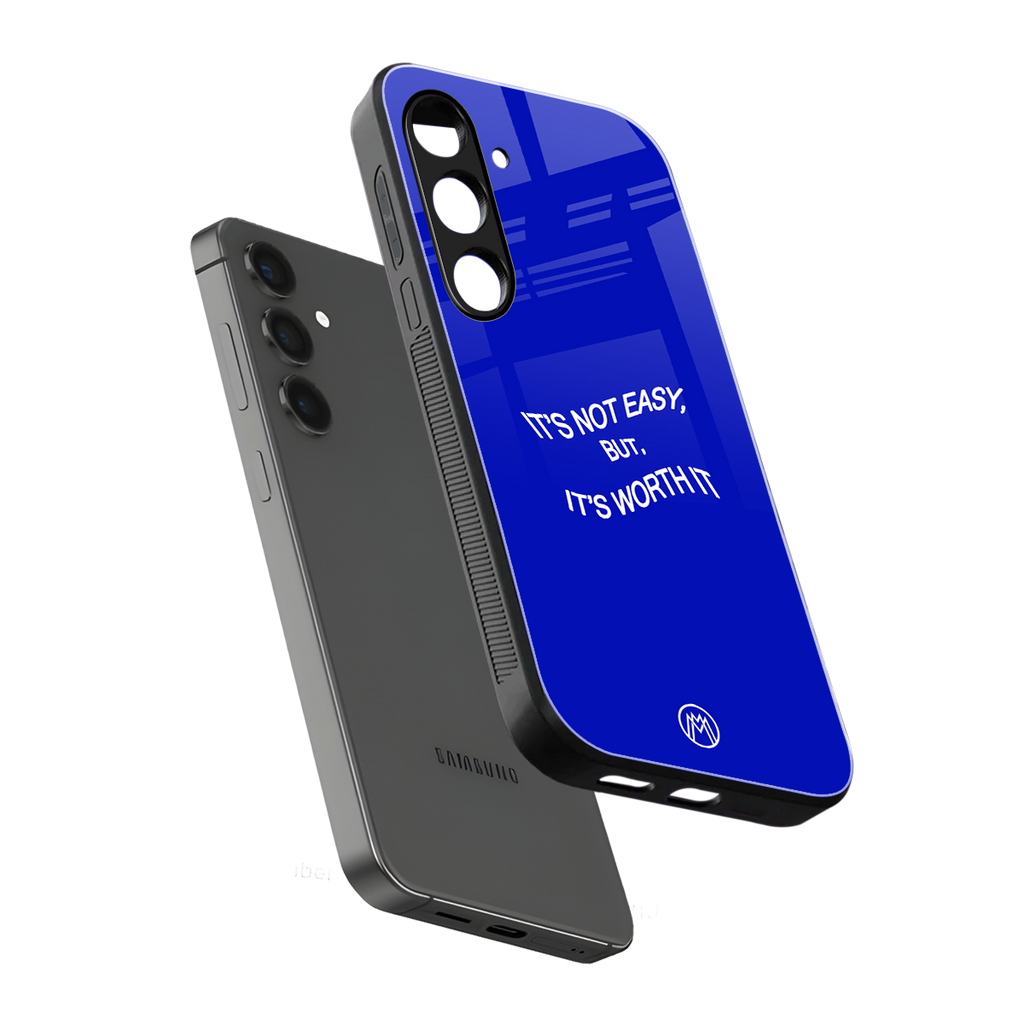 worth it back phone cover | glass case for samsung galaxy s25