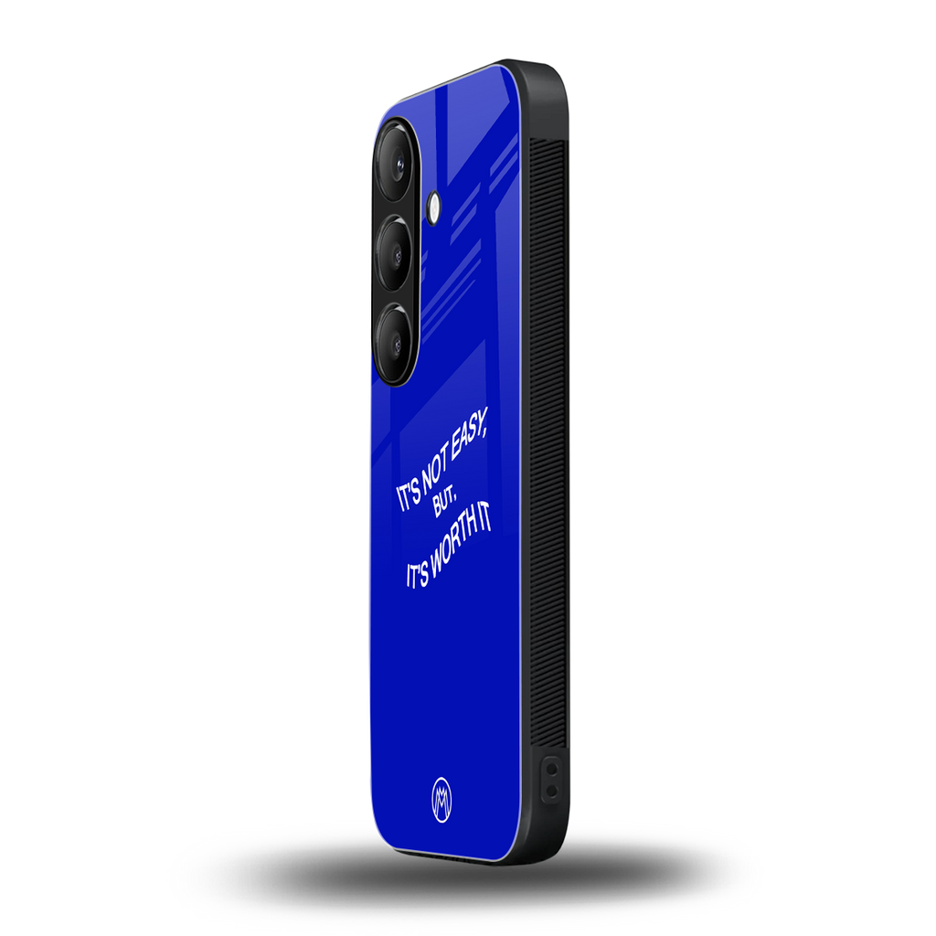 worth it back phone cover | glass case for samsung galaxy s25
