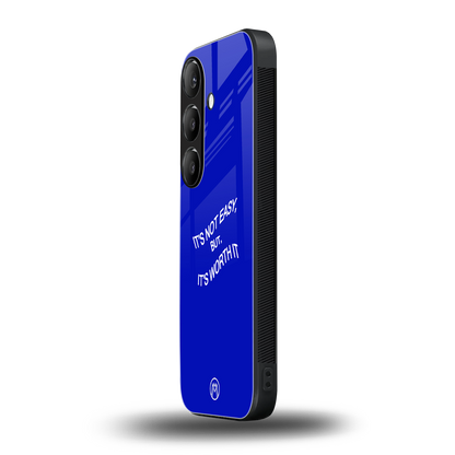 worth it back phone cover | glass case for samsung galaxy s23 plus