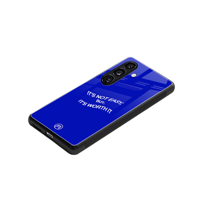 worth it back phone cover | glass case for samsung galaxy s23 plus