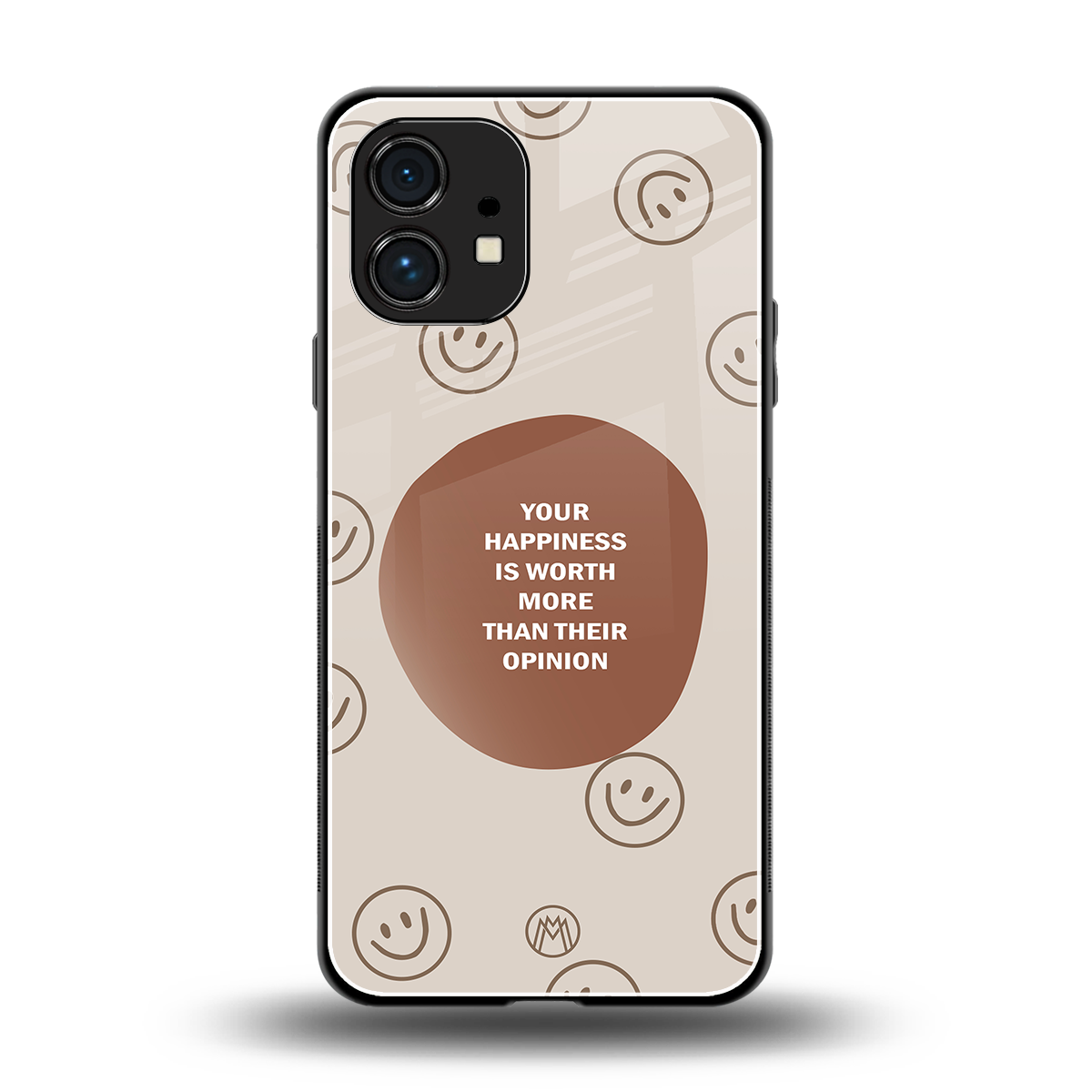 worth back phone cover | glass case for nothing phone 1