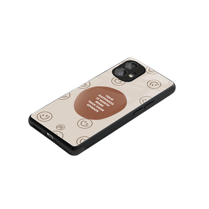 worth back phone cover | glass case for nothing phone 1