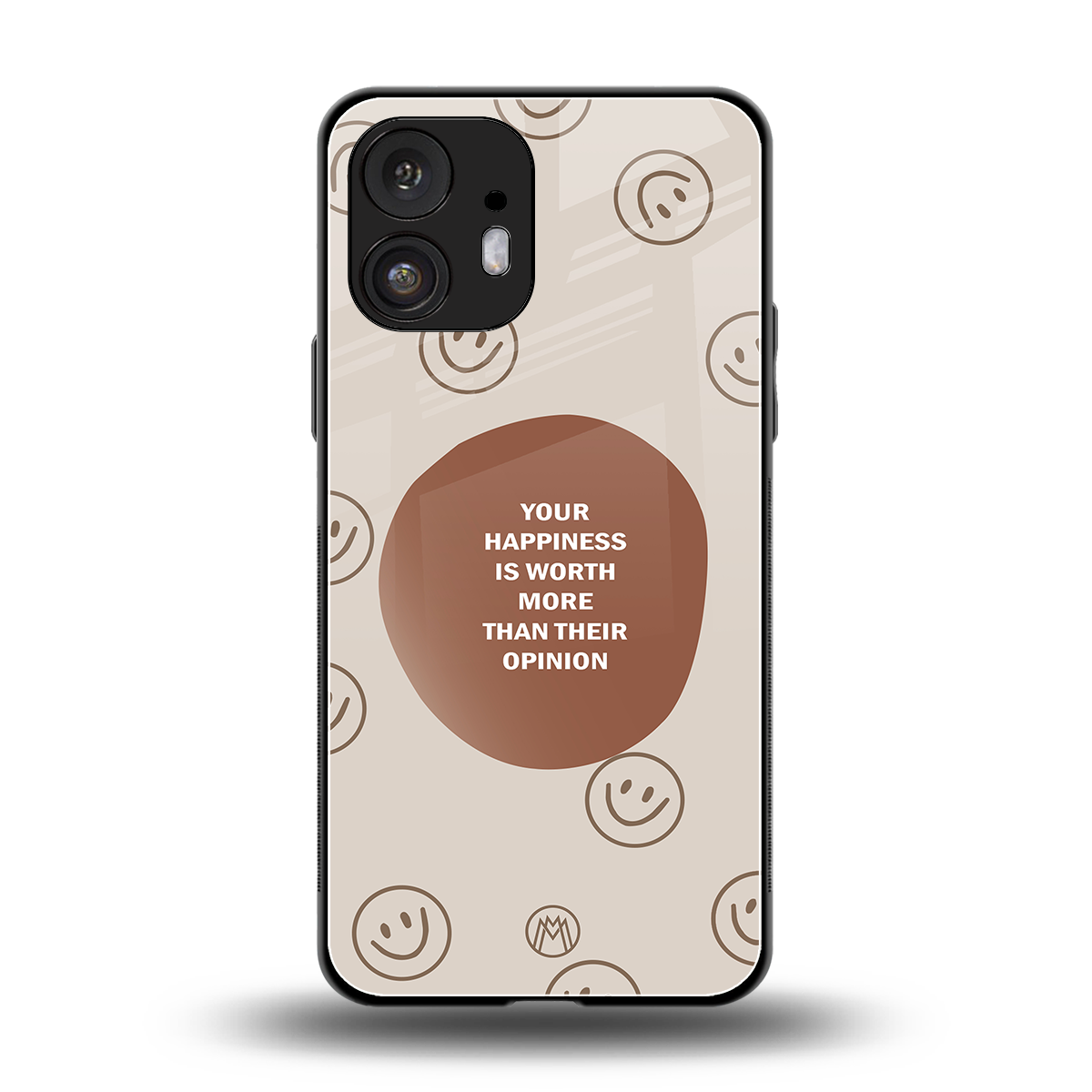 worth back phone cover | glass case for nothing phone 2