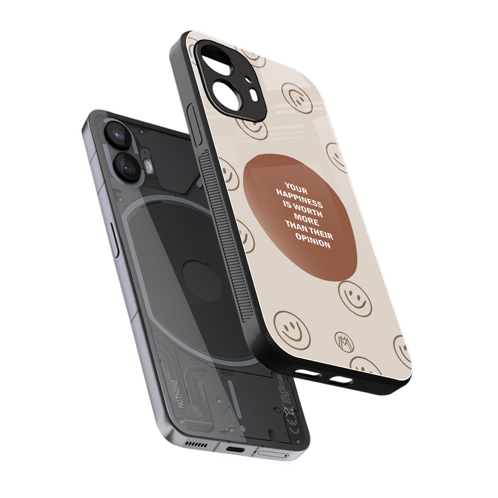 worth back phone cover | glass case for nothing phone 2