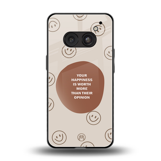 worth back phone cover | glass case for nothing phone 2a
