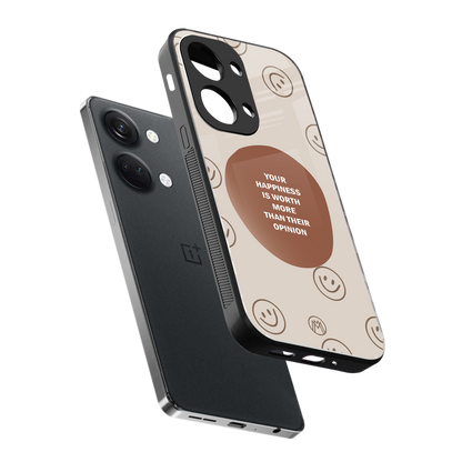 worth back phone cover | glass case for oneplus nord 3
