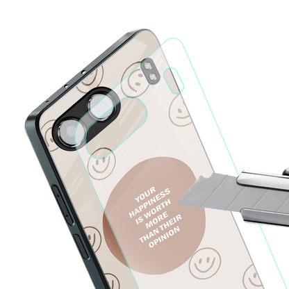 worth back phone cover | glass case for oneplus nord 4