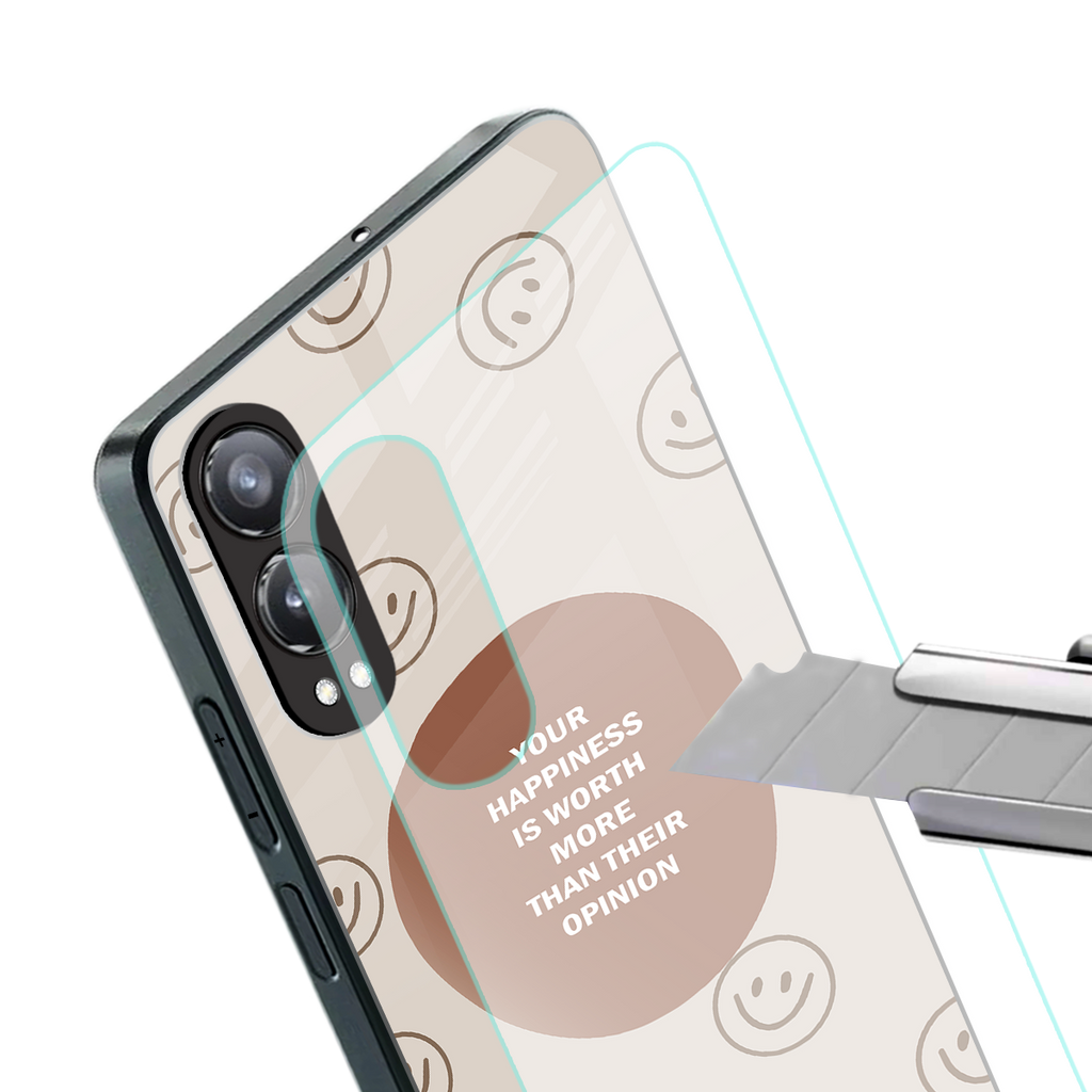 worth back phone cover | glass case for oneplus nord ce 4 lite
