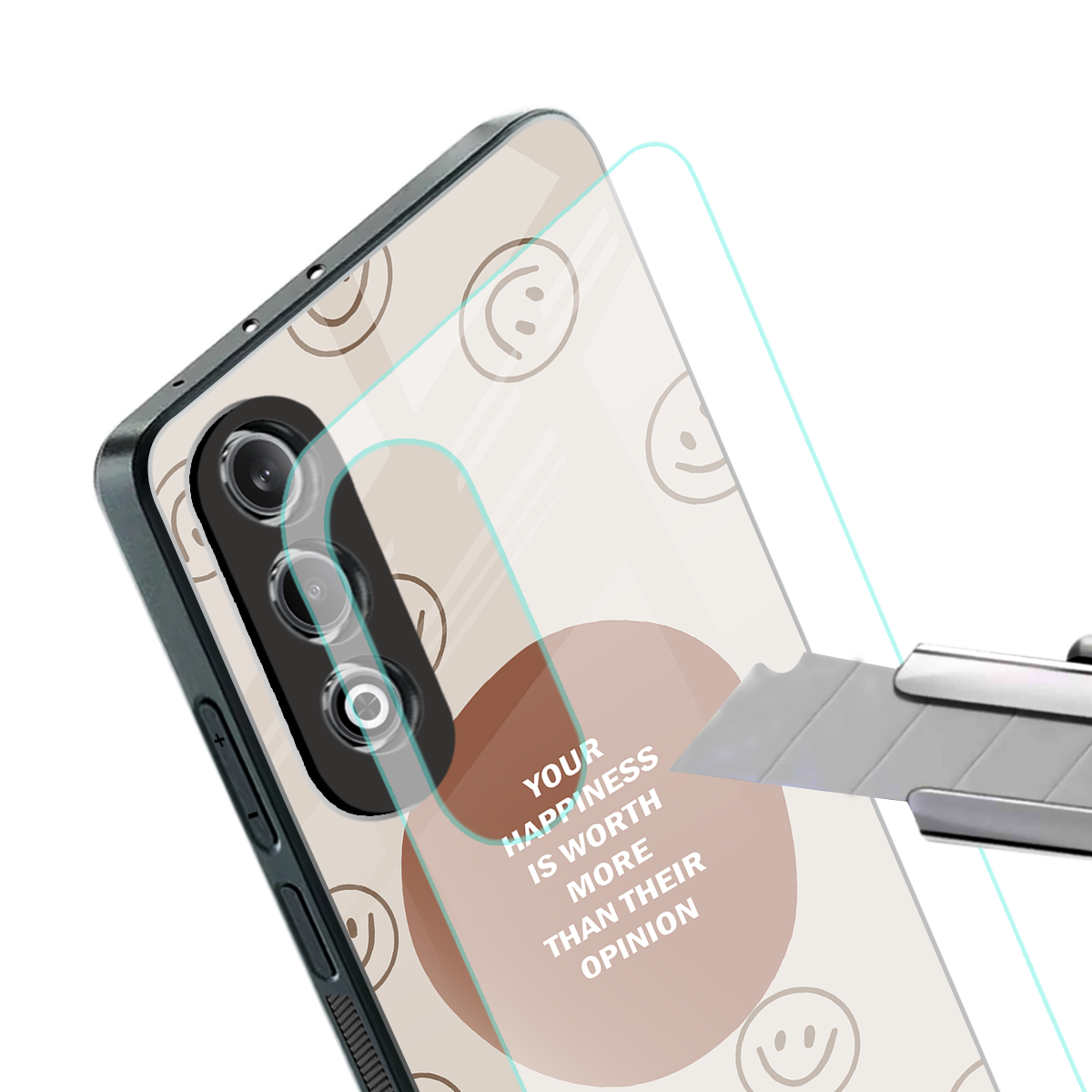 worth back phone cover | glass case for oneplus nord ce 4